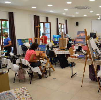 Štúdium olejomaľby...